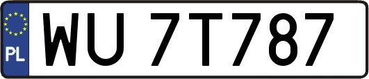 WU7T787