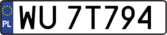 WU7T794
