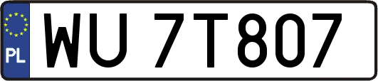WU7T807