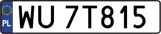 WU7T815