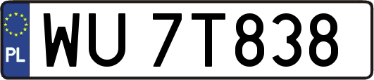 WU7T838