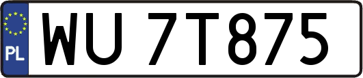WU7T875