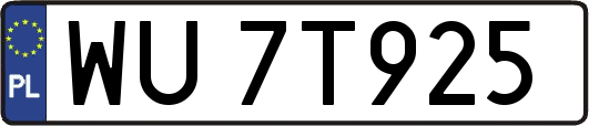 WU7T925