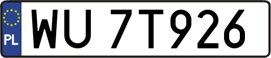WU7T926