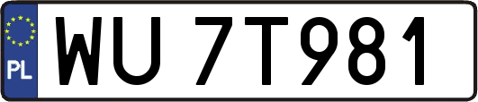 WU7T981
