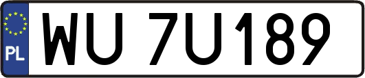 WU7U189