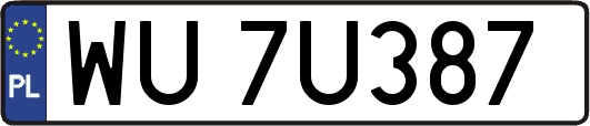WU7U387