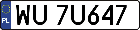 WU7U647