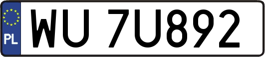 WU7U892