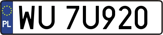 WU7U920