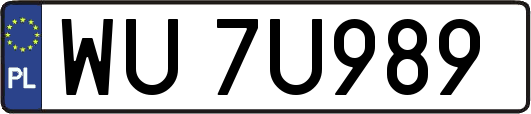 WU7U989