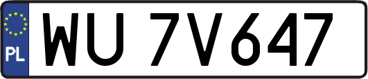 WU7V647