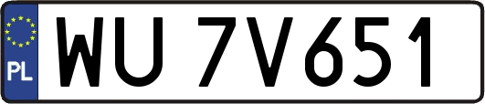 WU7V651