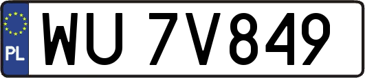 WU7V849