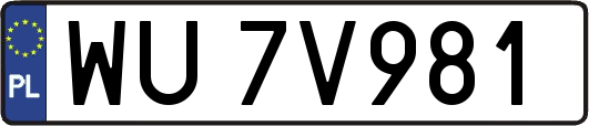 WU7V981