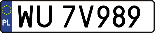 WU7V989