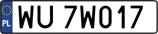 WU7W017