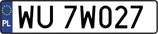 WU7W027