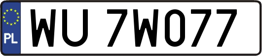 WU7W077