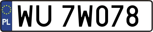 WU7W078