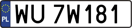 WU7W181