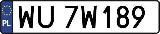 WU7W189