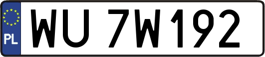 WU7W192