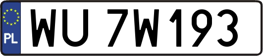 WU7W193