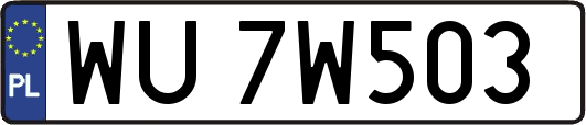 WU7W503