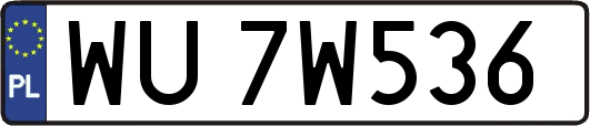 WU7W536