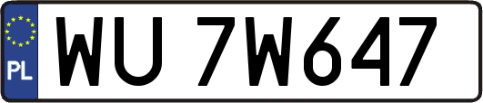 WU7W647