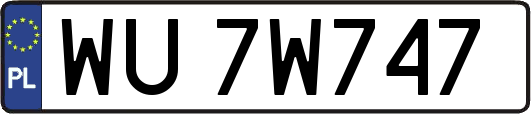 WU7W747
