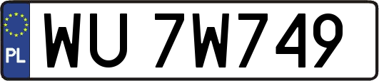 WU7W749
