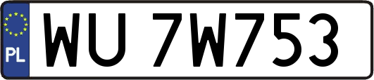 WU7W753