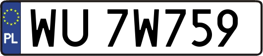 WU7W759