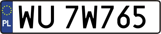 WU7W765