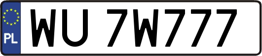 WU7W777