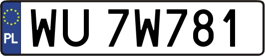 WU7W781