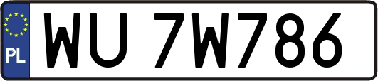 WU7W786