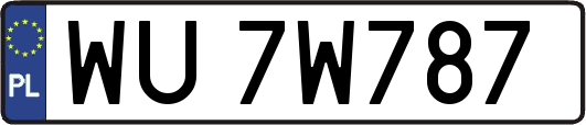 WU7W787