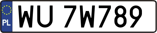 WU7W789