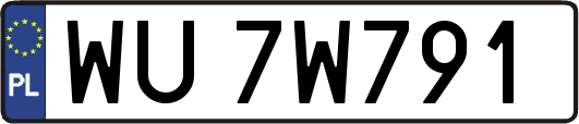 WU7W791