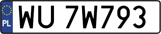 WU7W793