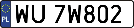 WU7W802