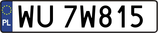 WU7W815