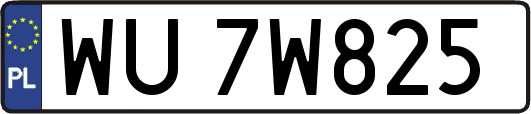 WU7W825