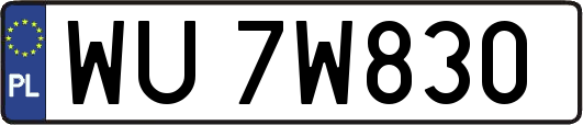 WU7W830