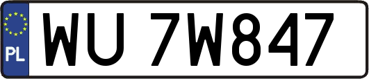 WU7W847