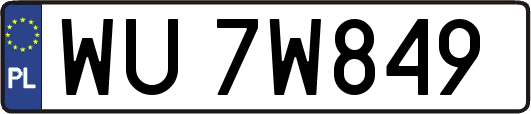 WU7W849