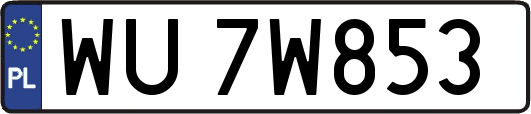 WU7W853